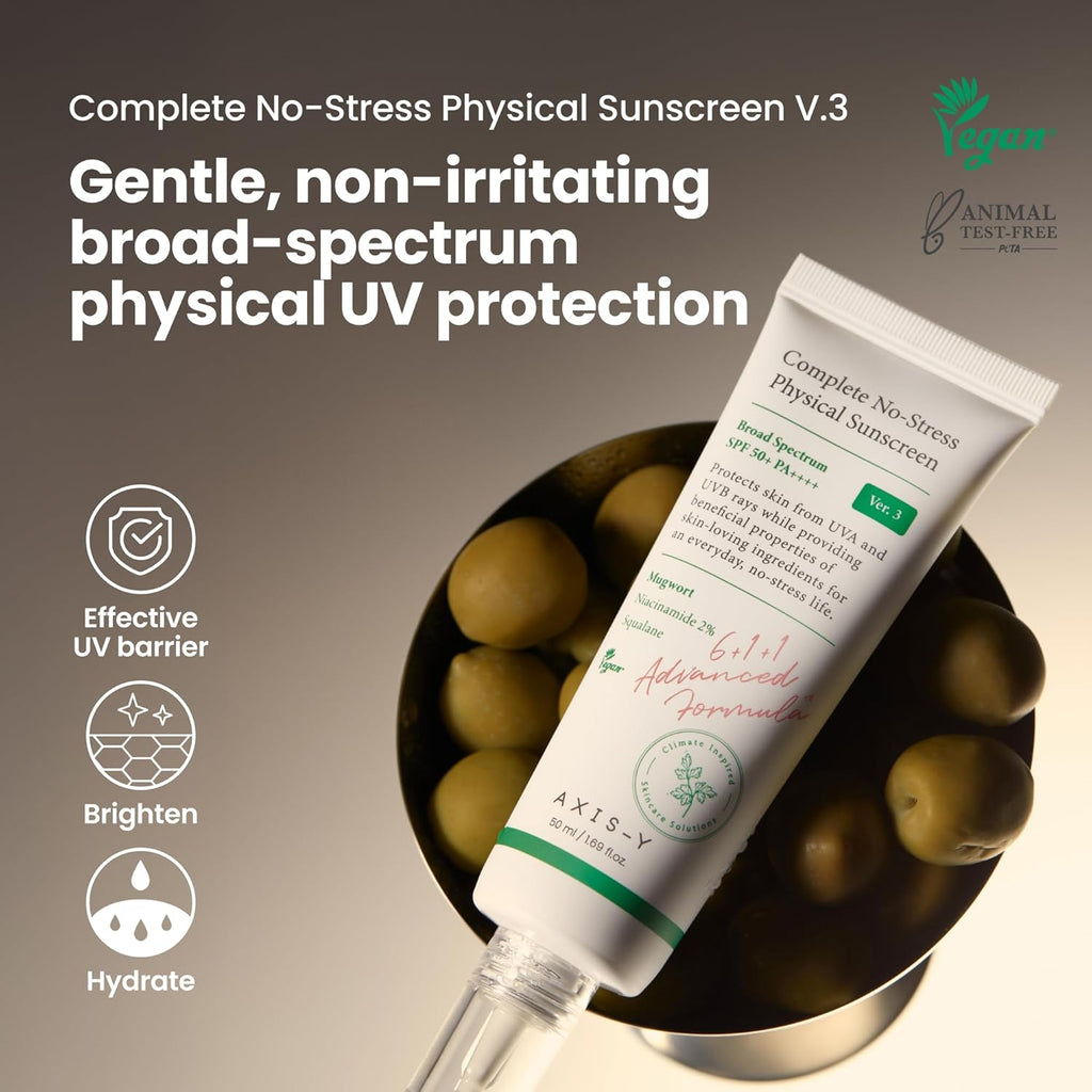 AXIS-Y No-Stress Physical Sunscreen V3 50ml