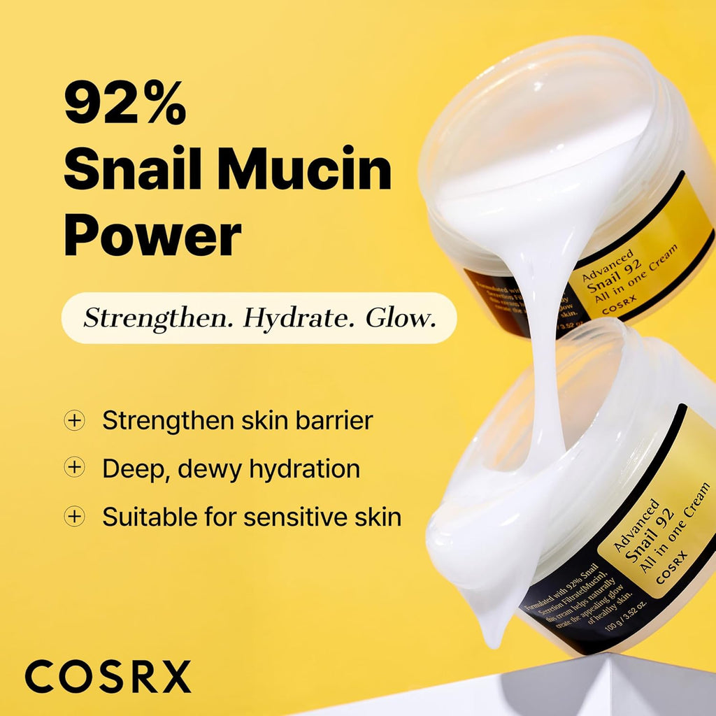COSRX Snail Mucin 92 All In One Moisturizer Cream 100ml