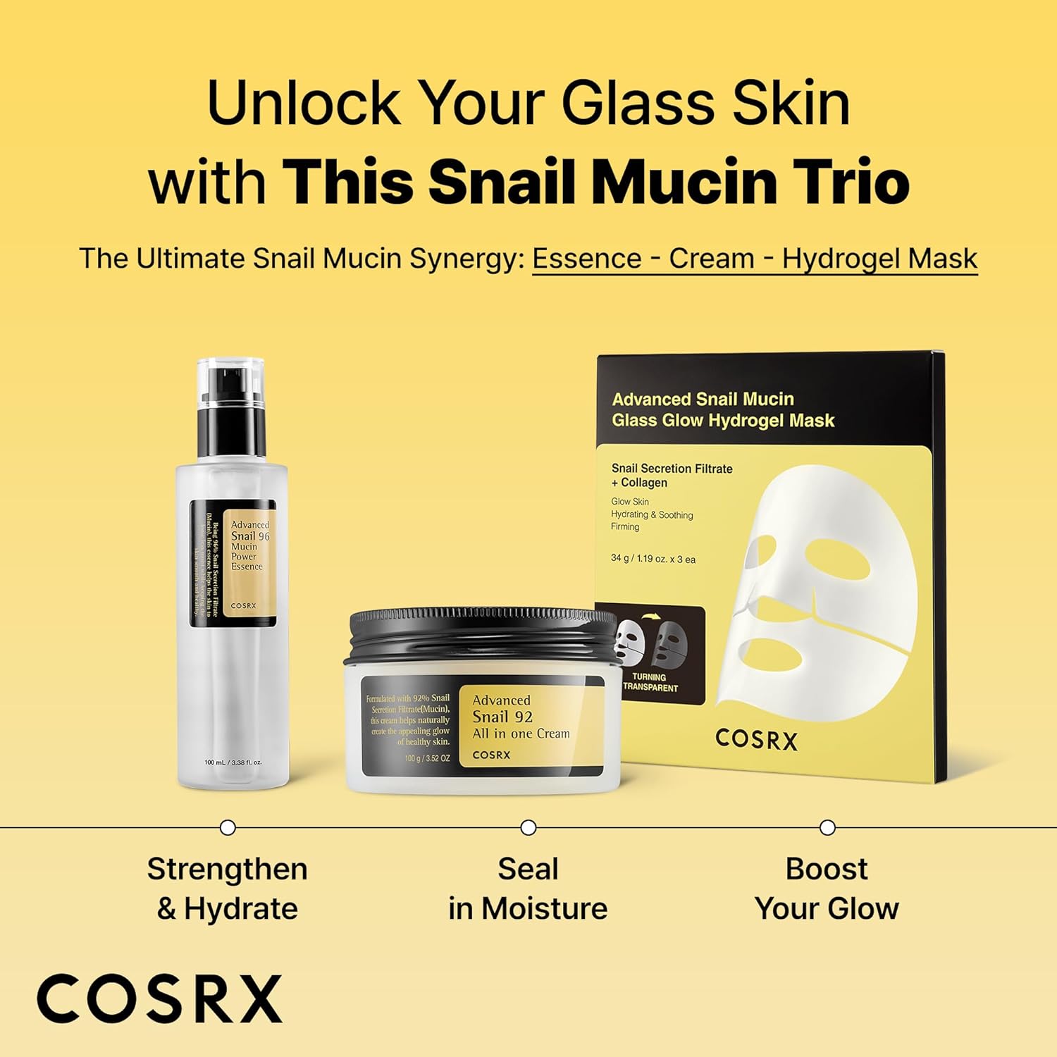 COSRX Snail Mucin 92 All In One Moisturizer Cream 100ml