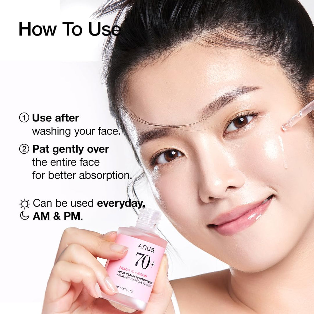 Anua Peach 70 Niacinamide Serum 30ml
