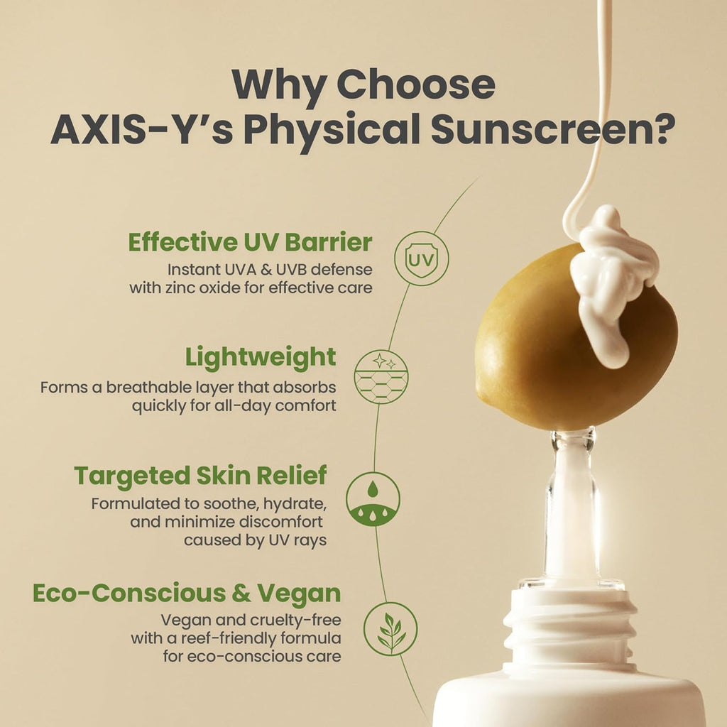 AXIS-Y No-Stress Physical Sunscreen V3 50ml