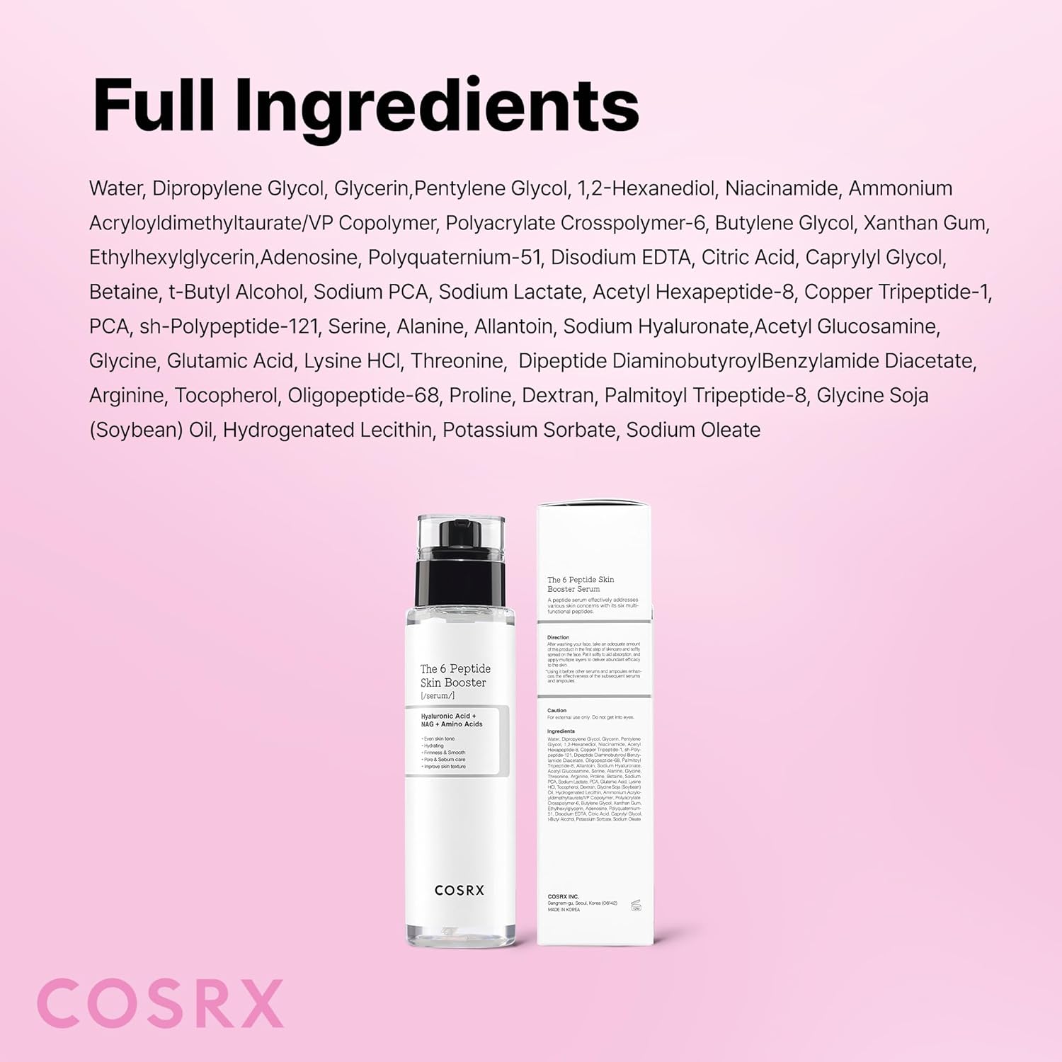 COSRX The 6 Peptide Skin Booster Serum 150ml