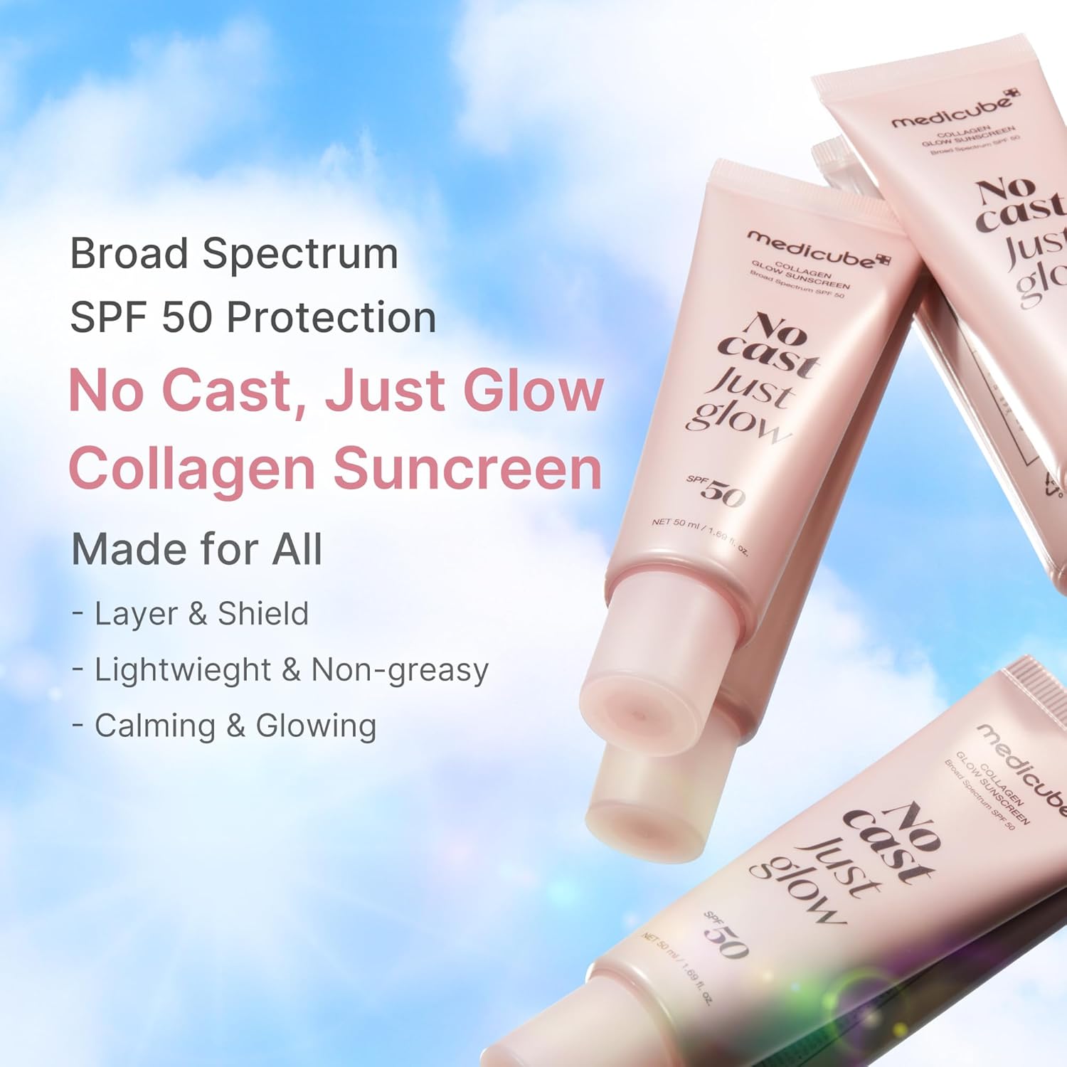Medicube No Cast Collagen Sunscreen 50ml