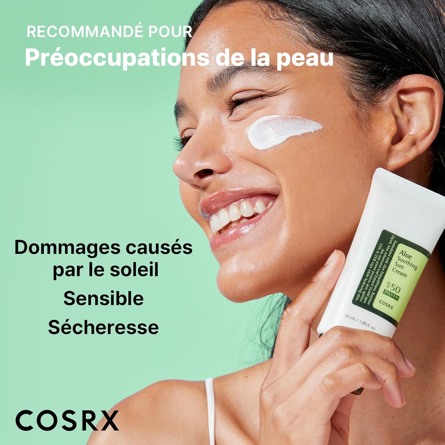 COSRX Aloe Soothing Sun Cream SPF50+ PA+++ 50ml