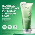Anua Heartleaf Quercetinol Pore Deep Cleansing Foam 150ml