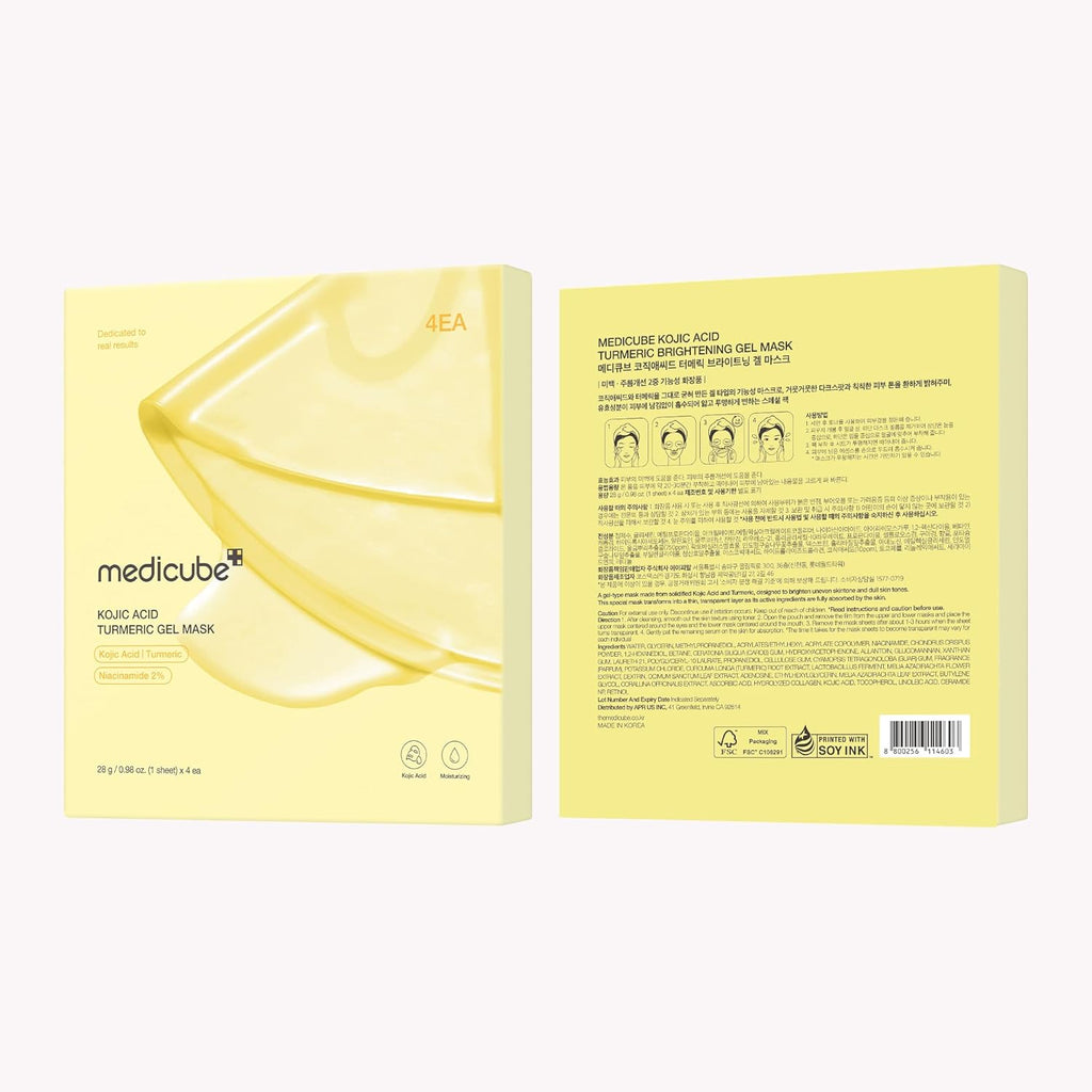 Medicube Kojic Acid Turmeric Jelly Mask 28g x 4ea