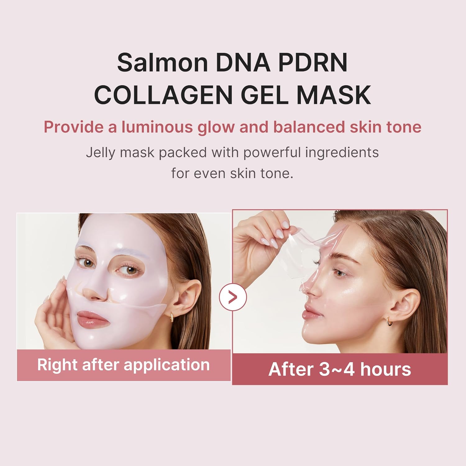 Medicube PDRN Pink Collagen Jelly Gel Mask 28g x 4ea