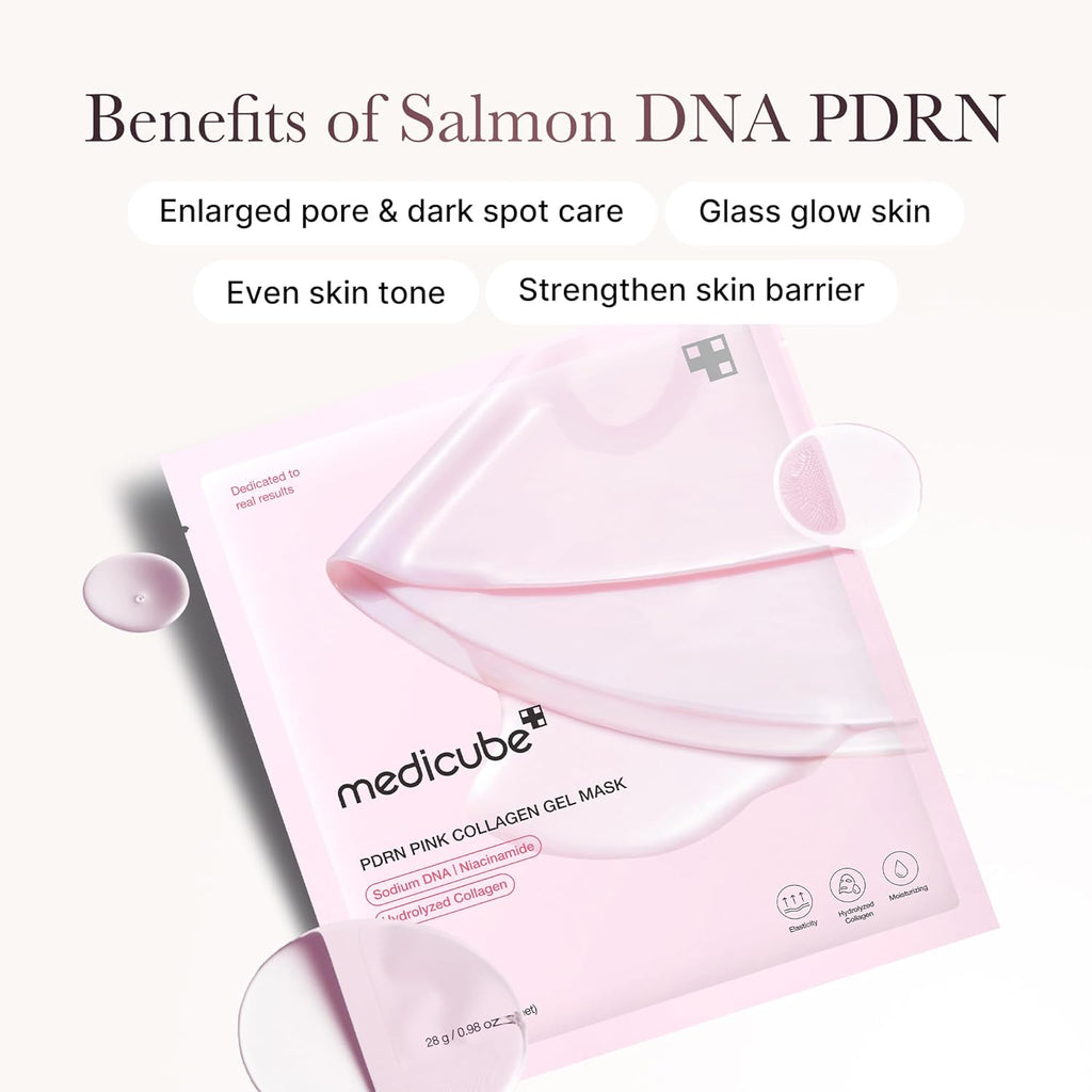 Medicube PDRN Pink Collagen Jelly Gel Mask 28g x 4ea