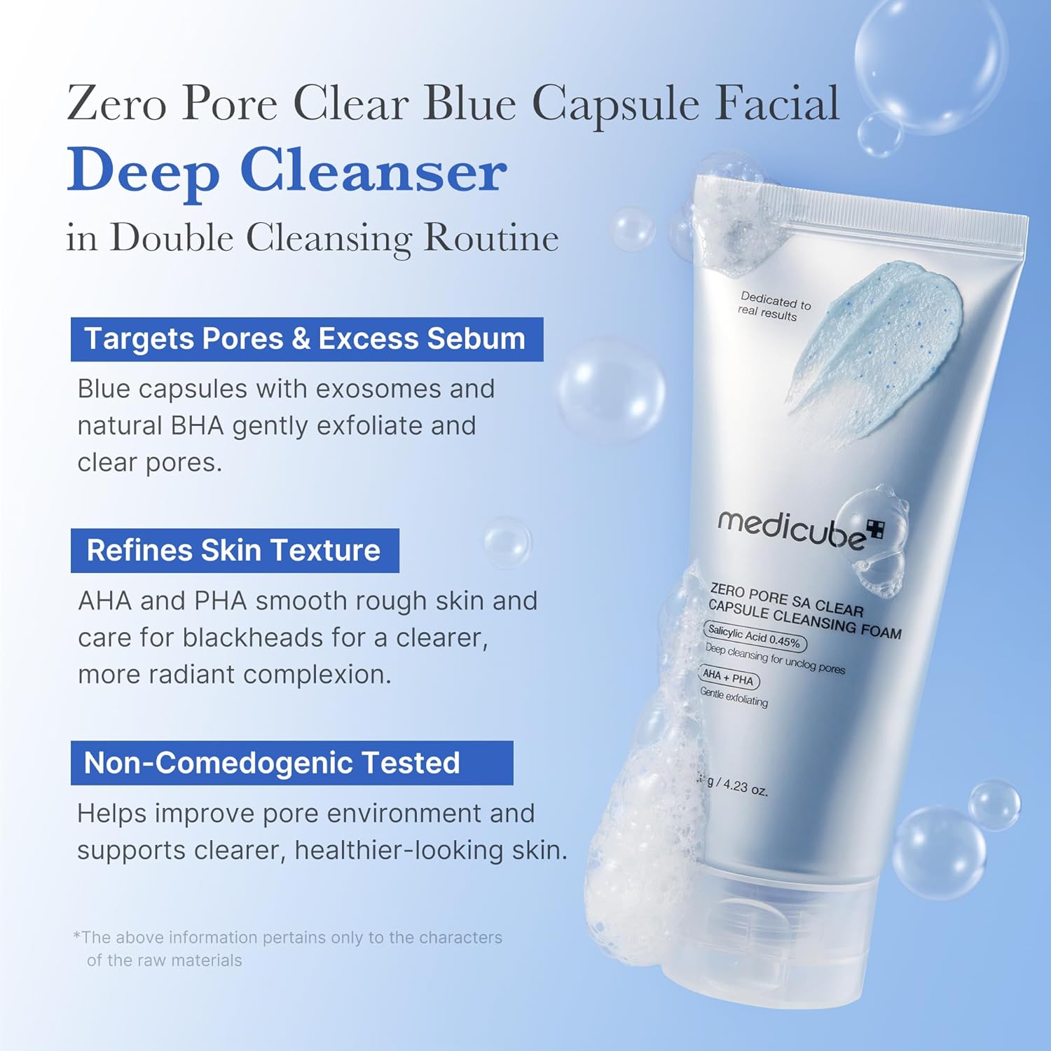 Medicube Zero Pore Capsule Cleansing Foam 120ml